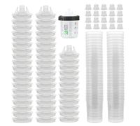 Paint Mixing Cup - 5.31 inch Diѕposable Measuring System | PPPE Efficient Storage Container - Professional Automotive Spray Cup for Furniture Repair & Industrial Coating Jobs