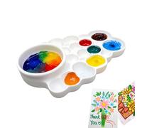 Paint Palette - Watercolor Mixing TrayColor Palet, Painting Palette Trayfor Kids Adults Students Boys Girls Artist Beginners Craft Travel Home Class Craft Projects Party Events | Outdoor Plein
