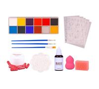 Paint Professionnel Pour Le Visage Halloween, Ensemble De Maquillage De Costumes, Kit De Maquillage De Vacances, Effet Sanguin Activé Par La Bouchée, Formule De La Peau Et Du Falsification, 19.5x13.5x