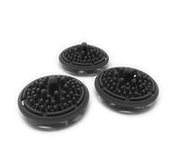 Paint Puck® - Sistema di pulizia per pennelli da pittura, 3 pezzi, con inserto in silicone, per arte fine, acrilico, acquerello Noir