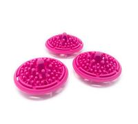 Paint Puck® - Sistema di pulizia per pennelli da pittura, 3 pezzi, con inserto in silicone, per arte fine, acrilico, acquerello Rose