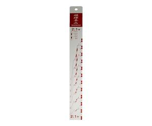 Paint Ratio Ruler - 12.59 Inch Paint Ratio Measuring Scale | Steel Scale Mixing Tool - Accurate Friction Resistant Painter Template for RV Auto Body Coating Marking Workshop Use
