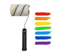 Paint Roller Tool Kit - House Renovation Painting Brush, Wall Colouring Application Brush | Smooth Surfaces Coverage Painting Equipment For Fences Decks Crafts Wall Ceilings Decorations Doors