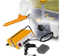 Paint Sprayers Electrostatic Powder Coating System Machine Spray Gun,10-15Psi 5 Stage Powder Coating System Kits with W/Foot Switch Spraying Gun OF