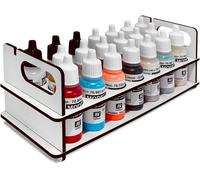 Paint Station pour peintures acryliques Vallejo, Army Painter, Organisateur empilable de pots 17/18 ml, pour peindre des miniatures, Warhammer, Warhammer 40K, Maquettes. Peintures non incluses