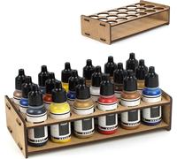 Paint station support peinture maquette. Support de rangement en bois pinceaux warhammer porte pot peintures army painter brush holder vallejo paint-station (26 mm)
