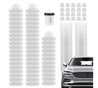 Paint System Hard Cup - 4x10cm Car Painting Kit with Clear Scale | No-Wash Paint Sprayer Mixing Cup | Paints Tools, Equipment with 50 Cups and Lids System Spray Guns and Accessories