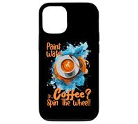 Paint Water Or Coffee Spin The Wheel Coque pour iPhone 12/12 Pro