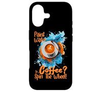 Paint Water Or Coffee Spin The Wheel Coque pour iPhone 17