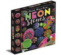 Hinkler – Kit de peinture Paint Your Own Neon Stones – Coffret Tuck Box