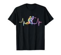 Paintaball Heartbeat Peinture colorée T-Shirt