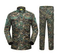 Paintball Airsoft Chasse Armée Fan Costume Tactique Chasse Costume Combat BDU Costume Guerre Jeu Champ Survie Veste Tactique Chemise Commuter Sports De Plein Air Formation Workwear(Hauts + Pantalons)