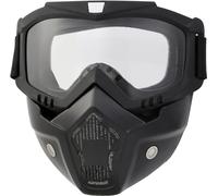 Paintball Mask Anti - buée CS Airsoft Shoot Halloween Cosplay Bike Party, Lunettes de VTT réglables Coupe - Vent méthode de Masque Anti - buée extérieure