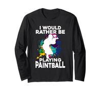 Paintballer Je préfèrerais Jouer au Paintball Manche Longue