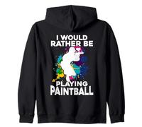 Paintballer Je préfèrerais Jouer au Paintball Sweat à Capuche