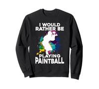 Paintballer Je préfèrerais Jouer au Paintball Sweatshirt