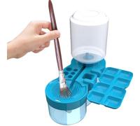 Paintbrush Cleaner, Paintbrush Cleaner Water Cycle, 5-In-1 Paintbrush Rinser, Washable Painting Tools, Art Supplies With Brush Holder, Efficient Paintbrush Cleaner, Drainable Paintbrush Cleaner,