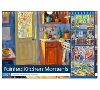 Painted Kitchen Moments - Twelve expressive interiors (Wall Calendar 2027 DIN A4 landscape), CALVENDO 12 Month Wall Calendar: Expressive cuisine throughout the year