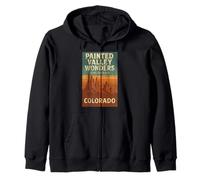 Painted Valley Wonders Chemise Colorado Spires Sunset View Sweat à Capuche