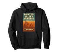 Painted Valley Wonders Chemise Colorado Spires Sunset View Sweat à Capuche