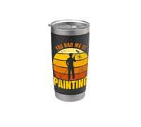 Painter Joke Entrepreneur en peinture Gobelet isotherme en acier inoxydable double paroi