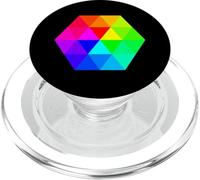 Painters Designers Palette hexagonale de Couleurs Arc-en-Ciel PopSockets PopGrip pour MagSafe