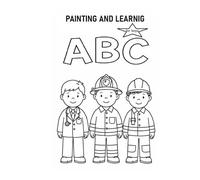 Painting and learning: Professions for boys