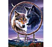 Painting by numbers Wolves - attrape-rêves M2402YJ