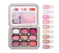 Painting Gel, Gradient Gel, Vibrant 9 Color Set, Smooth Application, Long Lasting Uv Led Curing, Excellent for Home Manicures, Beauty Salon Designs, Wedding Styles, and Daily Fashion Looks