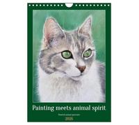 Painting meets animal spirit - Painted animal portraits (Wall Calendar 2026 DIN A4 portrait), CALVENDO 12 Month Wall Calendar: Vibrantly painted and touching animal portraits