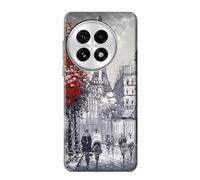 Painting of Tower Paris Etui Coque Housse pour OnePlus 13