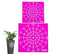 Painting Templates Dotting - PET Material, Reusable Dotting Tools, Art Stencil Kit | Waterproof, Easy To Clean, Durable, Versatile For Canvas, Rock, Wood, Wall, Fabric, Furniture, Metal