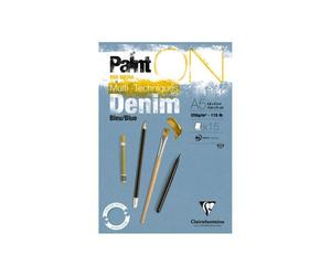 Painton Bleu Denim Bloc Collé 15f A5 250g - Clairefontaine