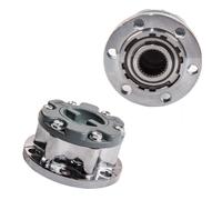 Pair 28 Splines Free Wheel Bearing Hubs for Mitsubishi L200 Challenger 1990