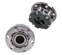 Pair 28 Splines Free Wheel Bearing Hubs for Mitsubishi L200 Challenger 1990