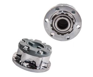 Pair 28 Splines Free Wheel Bearing Hubs for Mitsubishi L200 Challenger 1990