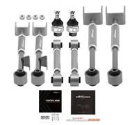 Pair Front Ball Joint + 6 Pcs Rear Camber Control Arms Toe Kit for Accord TL TSX