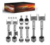 Pair Front Ball Joint+6Pcs Rear Camber Control Arms Toe Kit for Accord Crosstour