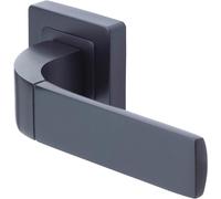 Pair Of Bologna Door Handles,With Privacy Closure 35-Zr-8x8-A003wc5611 Matt Black Finish,Fixings Included