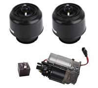 Pair Rear Suspension Air Spring & Compressor for BMW 5 F10 F07 F11 37106781827