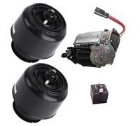 Pair Rear Suspension Air Spring & Compressor for BMW 5 F10 F07 F11 37106781827