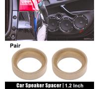Paire 1.2 Pouce Voiture Beige Haut-parleur Anneau Entretoise Encastré Lunette 50mm ID