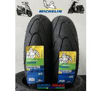 Paire 120/70-12 51L + 130/70-12 56L Michelin Bopper DOT 2025/26 Pneus Scooter