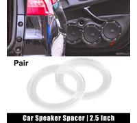 Paire 2.5 Pouce Voiture Acrylique Haut-parleur Anneau Entretoise Encastré Lunette 60mm ID