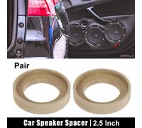 Paire 2.5 Pouce Voiture Beige Haut-parleur Anneau Entretoise Encastré Lunette 60mm ID