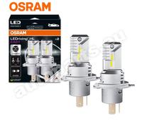 Paire 2 Ampoules Phares LED Osram H4 Lumière Blanche 6500K pour Hyundai i10 Du