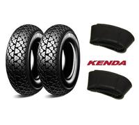 Paire 3.00-10-42J Michelin S83 Vespa 50 N Pk V Special Chambres à Air