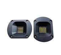 Paire 4/8ohm 15W Hifi Audiophiles Home Cinéma Systèmes de Son 74mm Heil Edges Cut Ribbon Tweeter Air Motion Haut-parleur Haut de Gamme Hifi Audiophiles Aluminium Heil Edges Cut Ribbon Tweeter Air