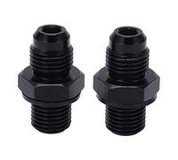 Paire 6AN à/4NPS Transmission Refroidisseur D' Adaptateur Raccord En Alliage D'aluminium Antirouille Court Type Premium Et Pour Convertir Rapide Reliez Les Lignes À UN (Court)