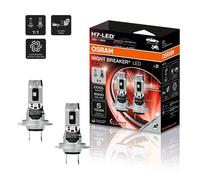 Paire Ampoules H7 LED Night Breaker Speed Osram Plug & Play Homologué 6000K
